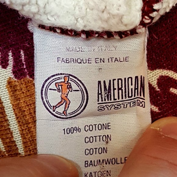 AMERICAN SYSTEM Sweatshirt (L) 100% Cotton VINTAGE - Picture 4 of 7